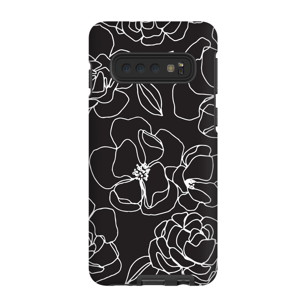 Floral Line Drawing Phone Case