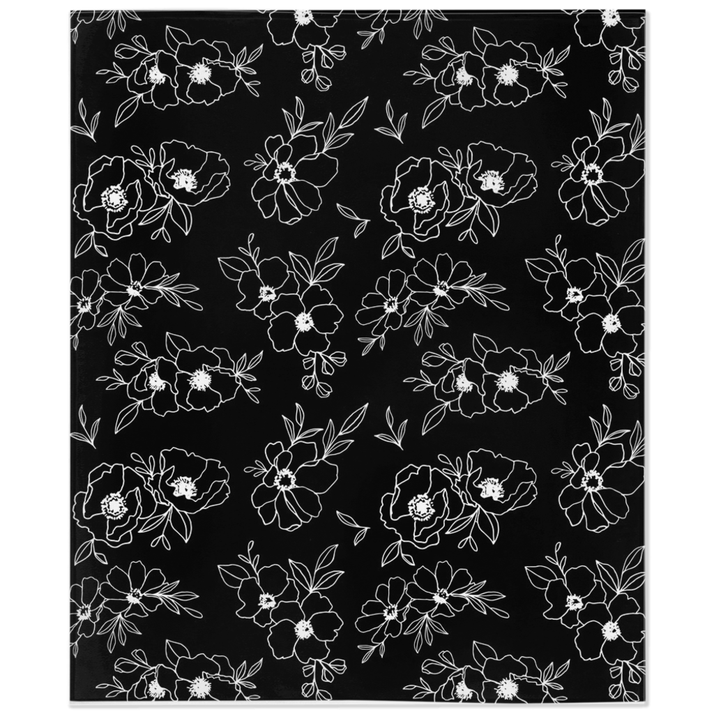 Floral Fleece Blanket