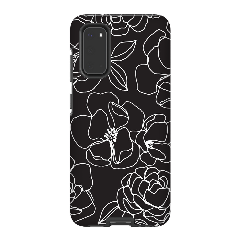 Floral Line Drawing Phone Case