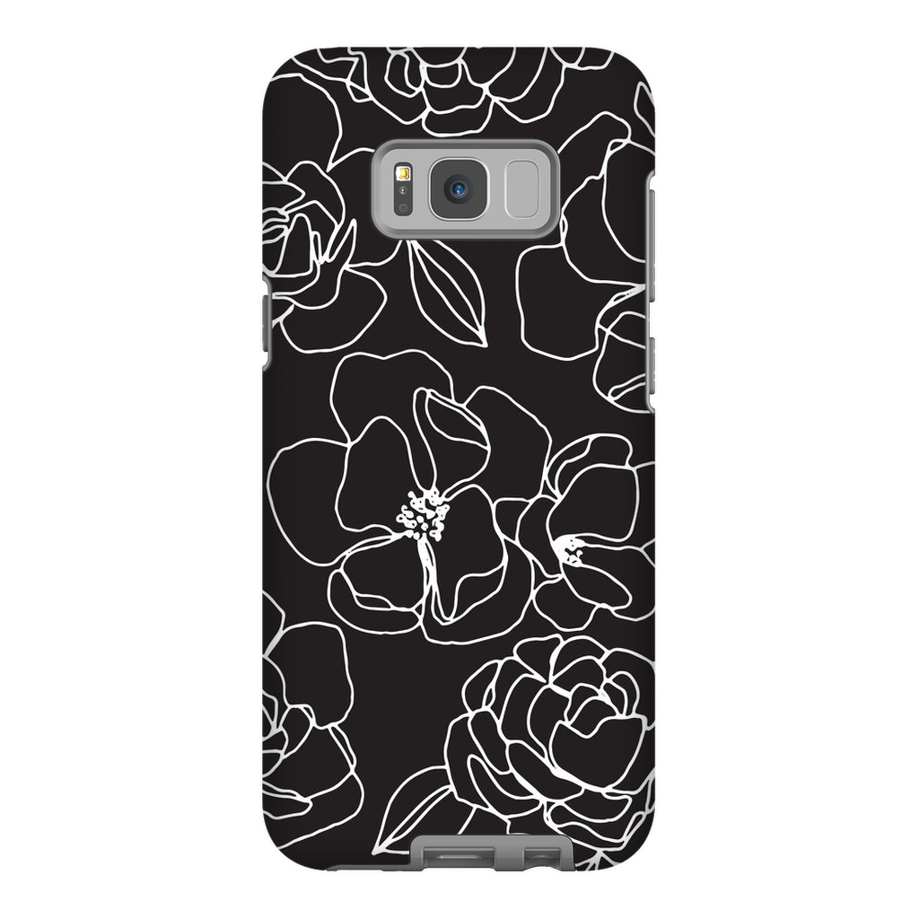 Floral Line Drawing Phone Case