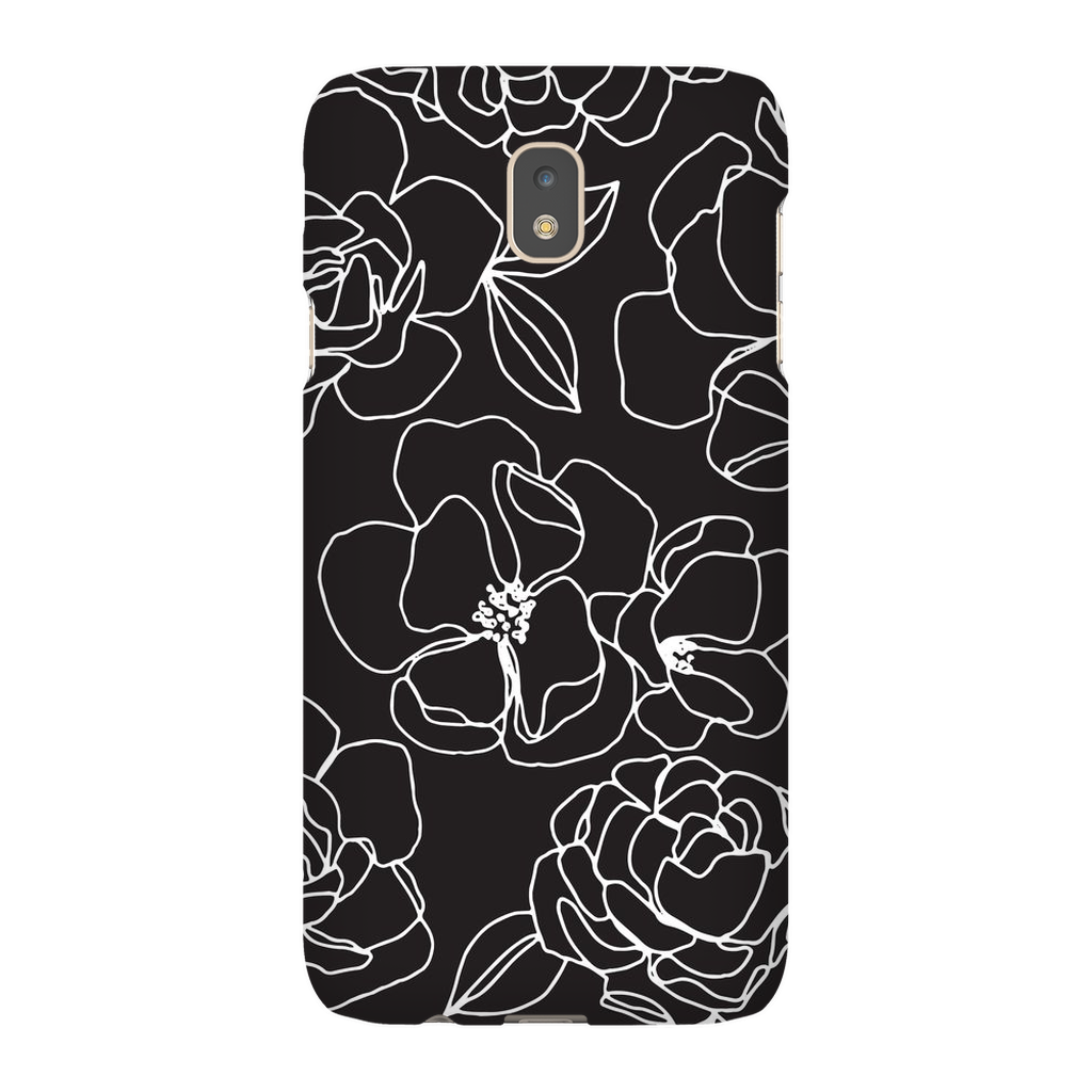 Floral Line Drawing Phone Case