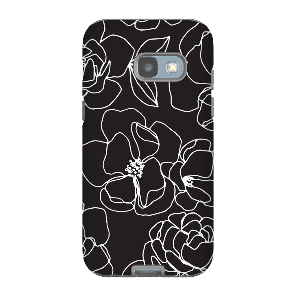Floral Line Drawing Phone Case