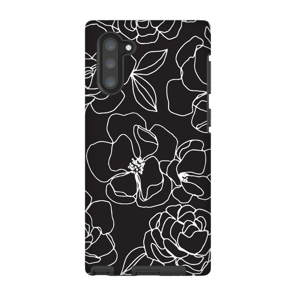 Floral Line Drawing Phone Case