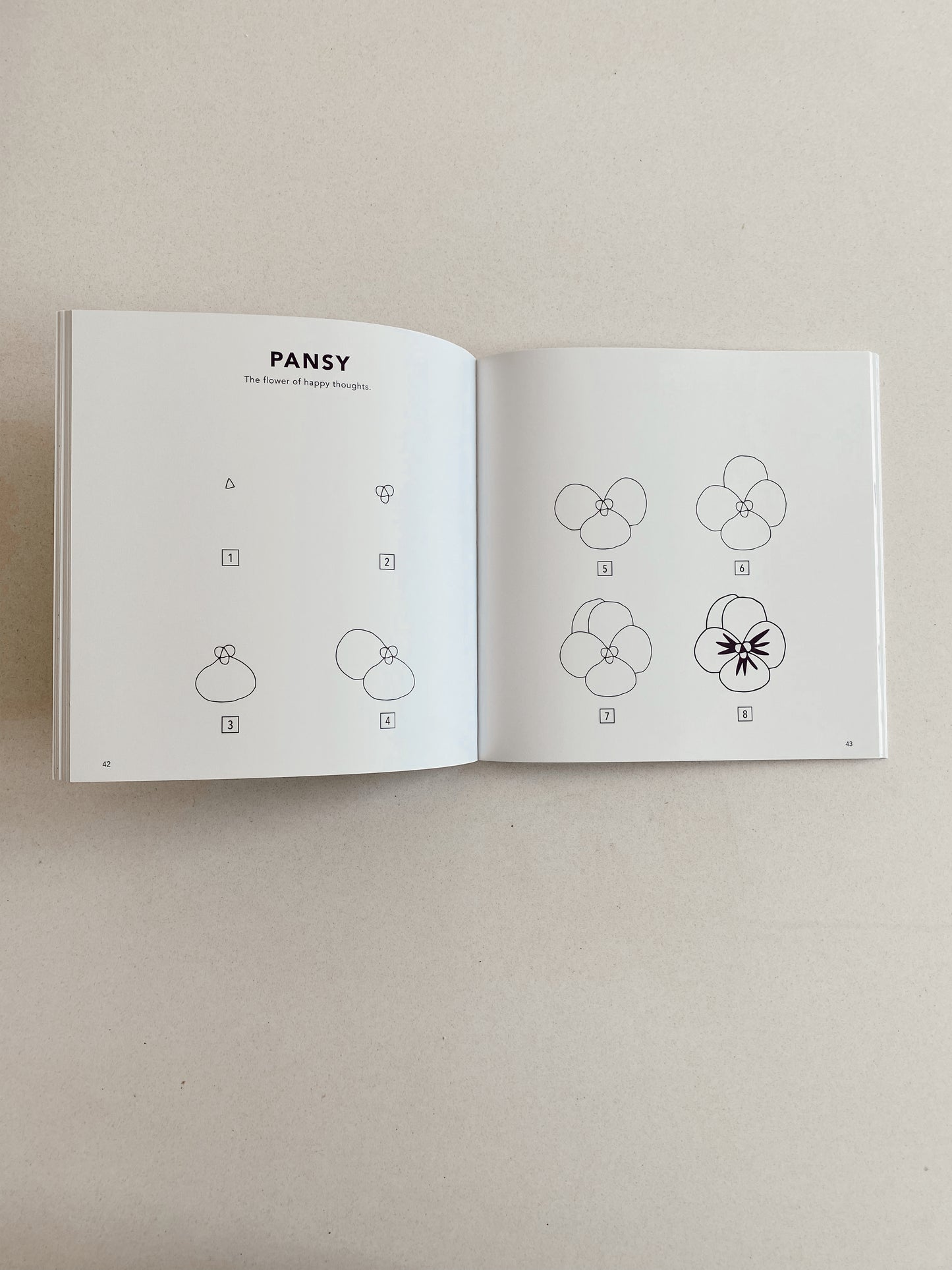 How to draw modern flowers for kids