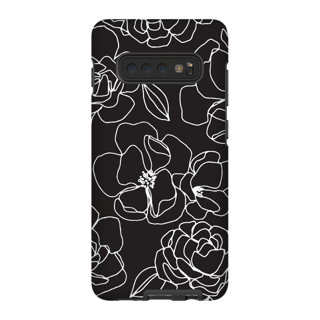 Floral Line Drawing Phone Case