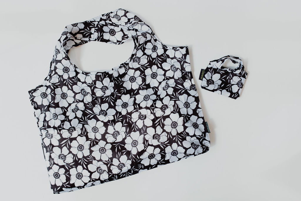 Reusable Pocket Shopper | Moody Floral