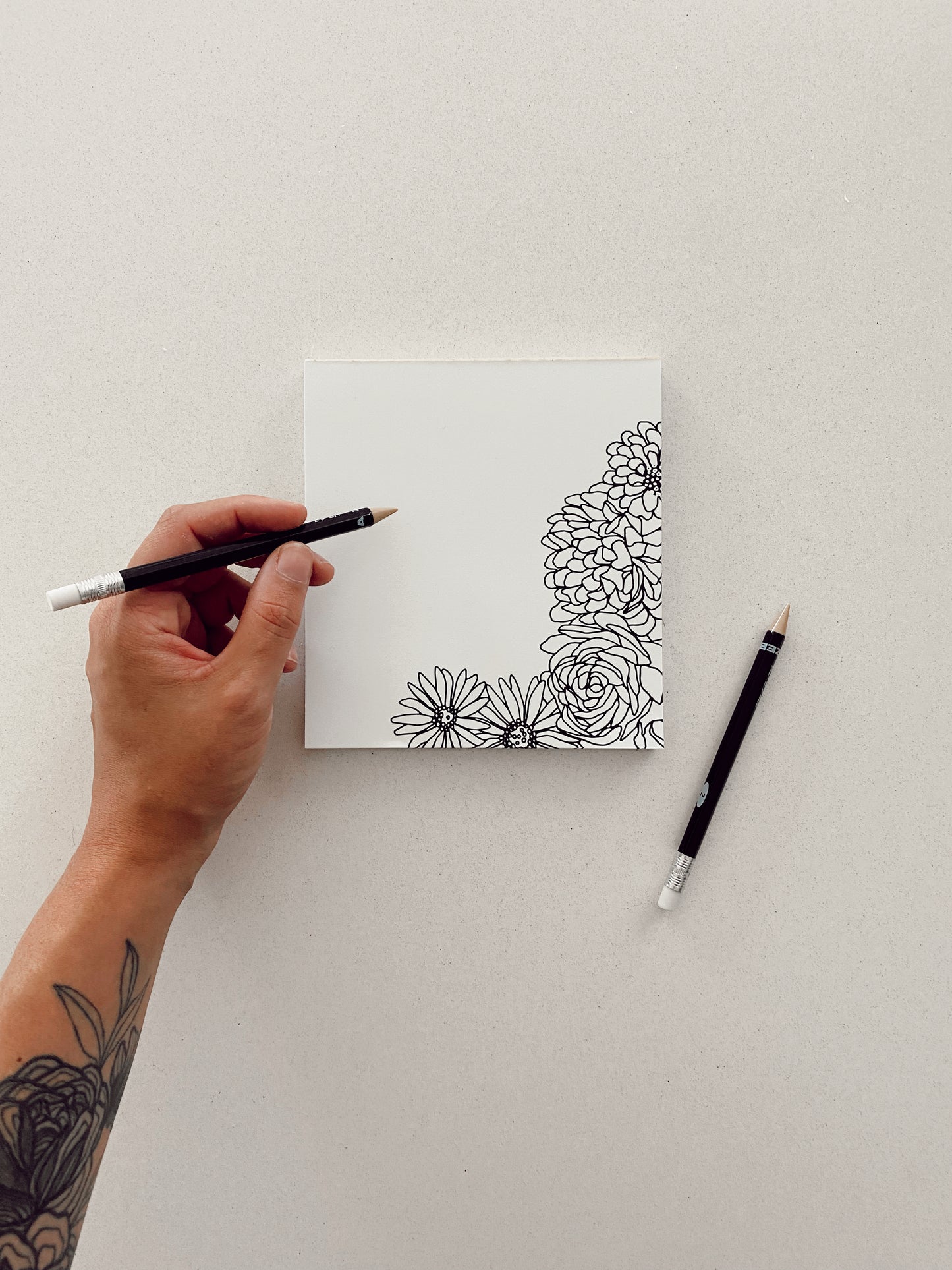 Flower Notepad