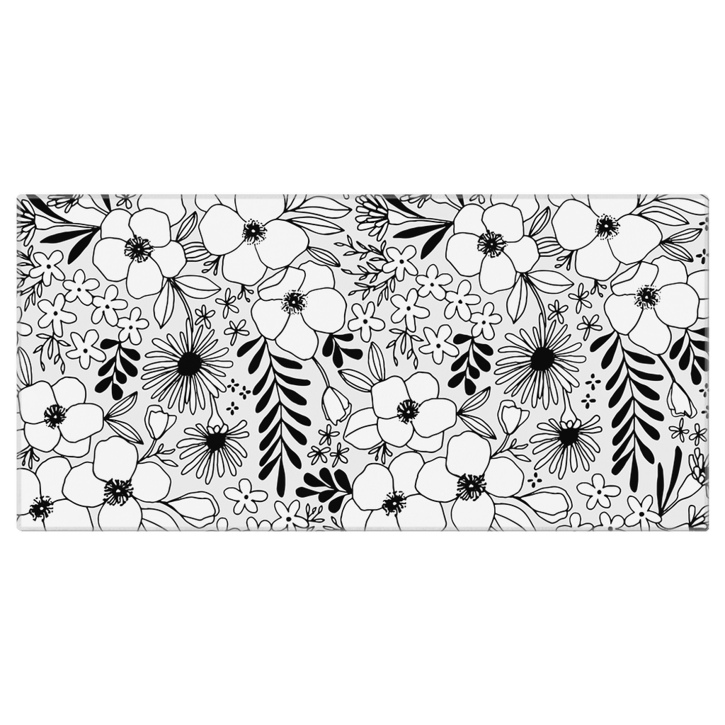 Flower Pattern Beach Towel