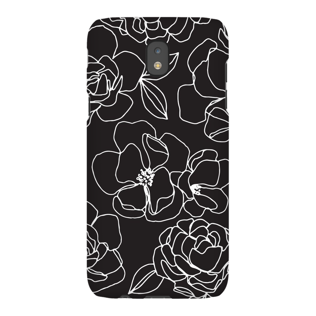 Floral Line Drawing Phone Case