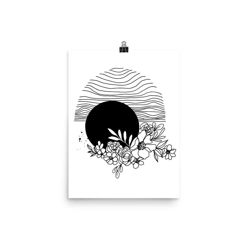 Geometric Linework Art Print