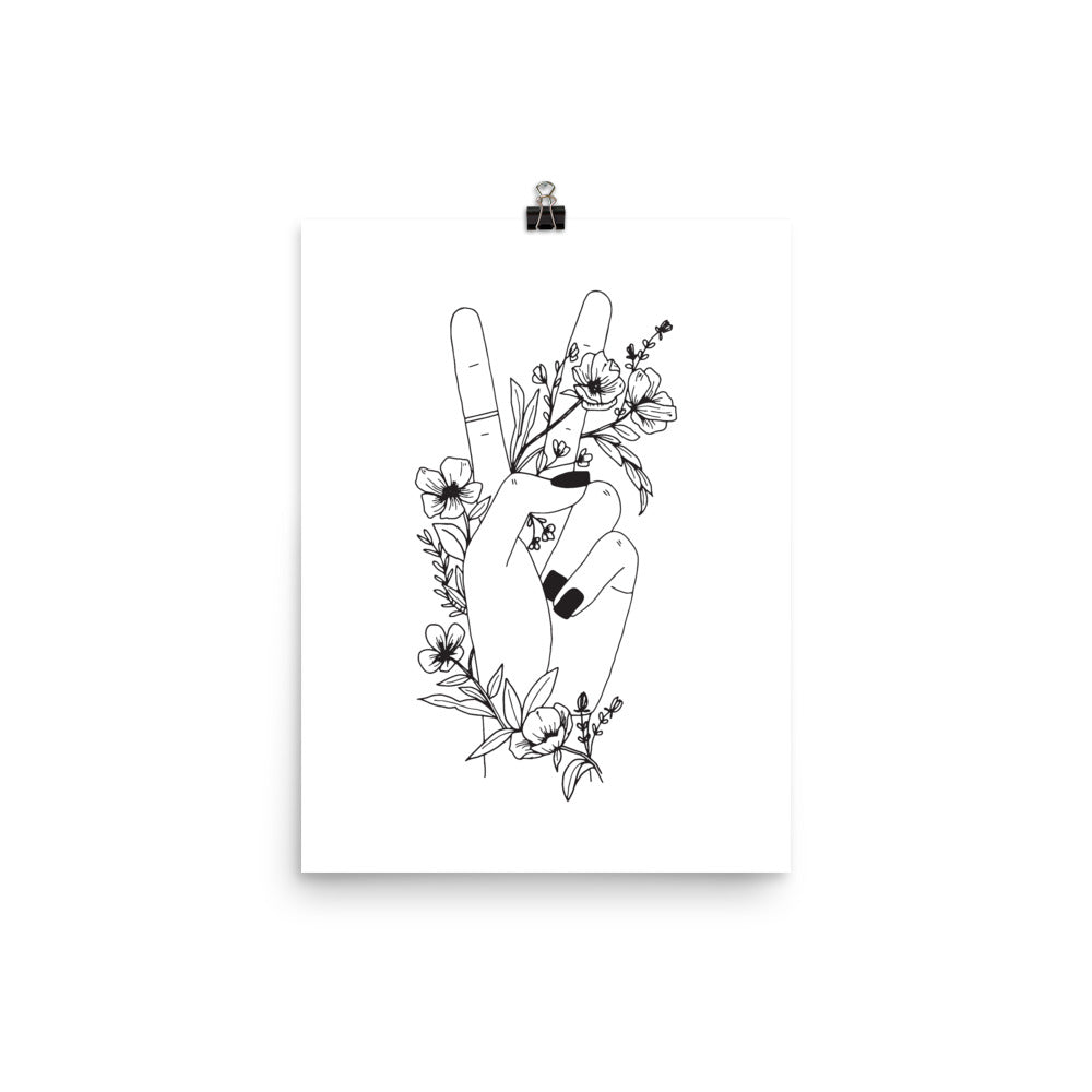 Peace Sign Fine Art Print