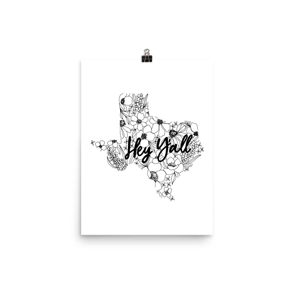 Hey Y'all Fine Art Print