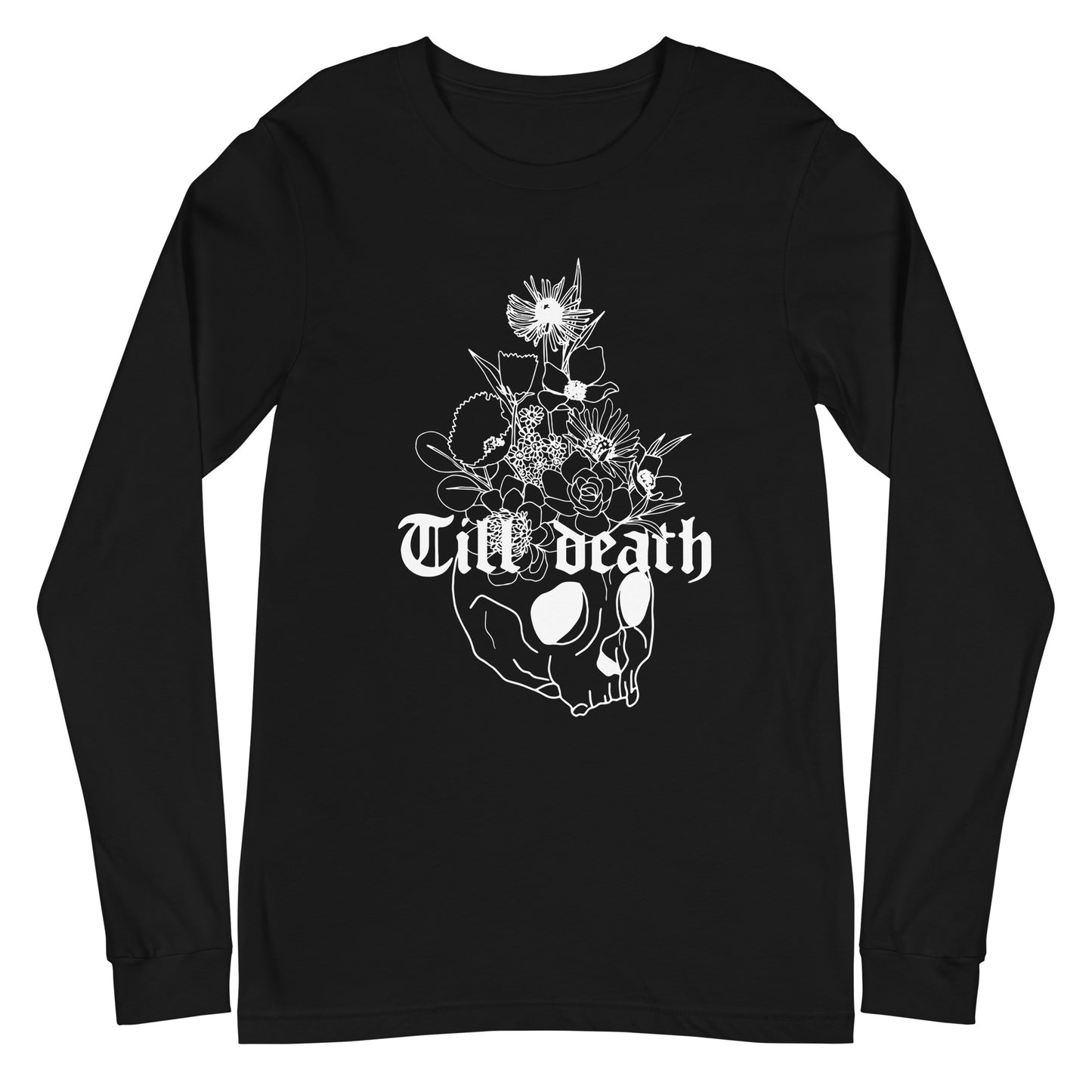 Halloween Flowers Till Death Shirt