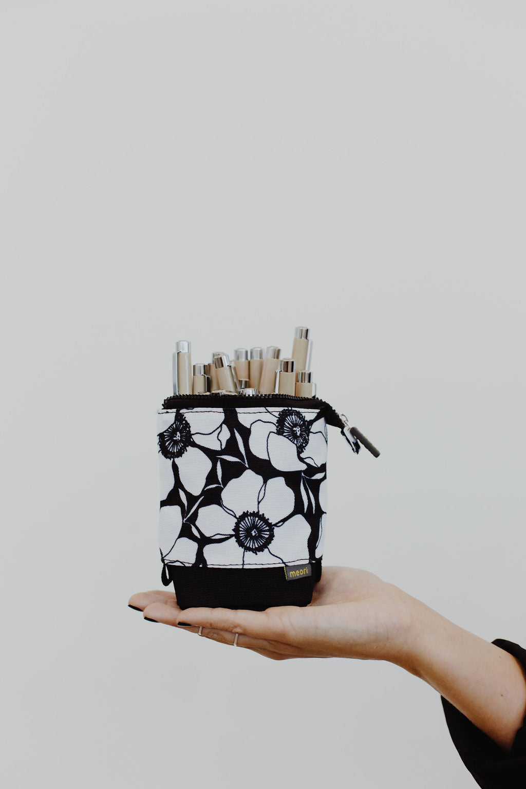 Pop-up Pencil & Makeup Pouch | Moody Floral