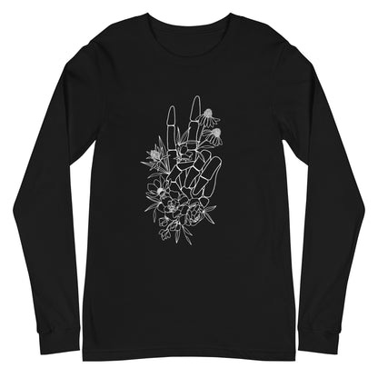 Halloween Peace  Long Sleeve Tee